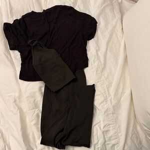 SET Active Black Long Sleeve Top